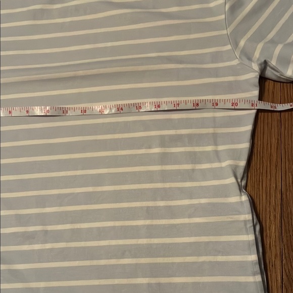 Denver Hayes White Striped Midi Dress - Picture 10 of 12